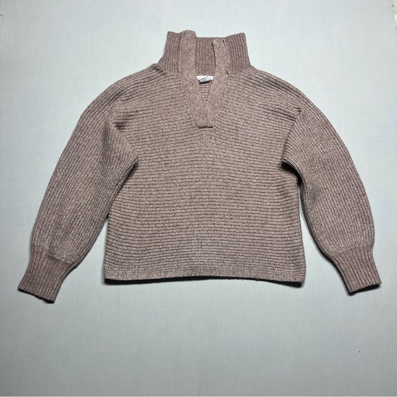 Cupcakes & Cashmere Women’s Tan Cowl Neck Sweater Size Large - Picture 1 of 7